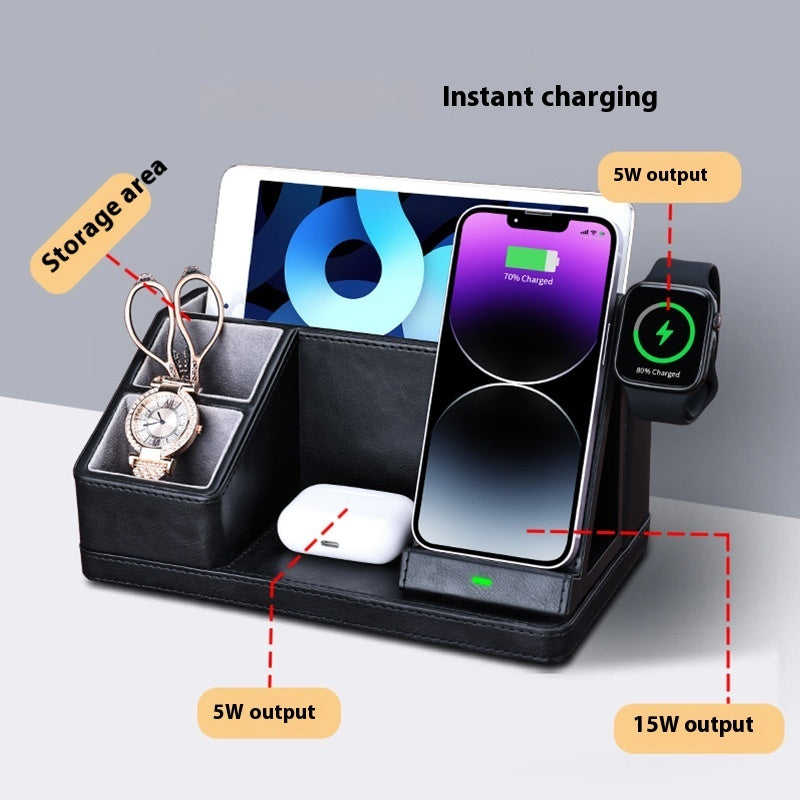 Multi Device Charging Station

MagSafe Charging Station

Magnetic Wireless Charger

iPhone Charging Dock

Fast Wireless Charging Stand

Desktop Charging Organizer

Brass Bell

Apple Watch Charging Station

6 in 1 Wireless Charging Station